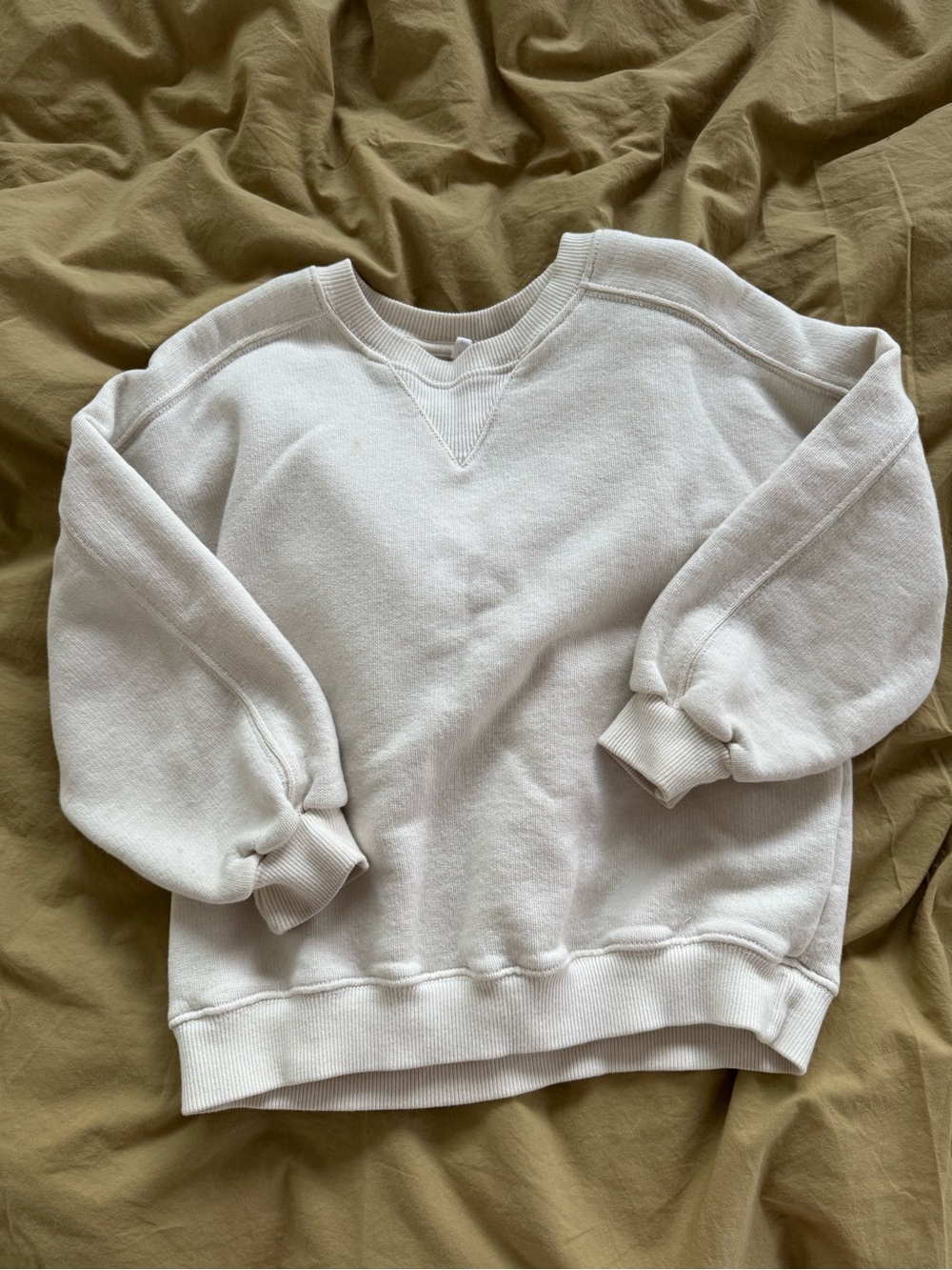 ZARA crew neck, cream - 5t